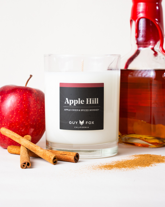 Apple Hill - Reusable Men's Candle - Spiced Whiskey & Cider