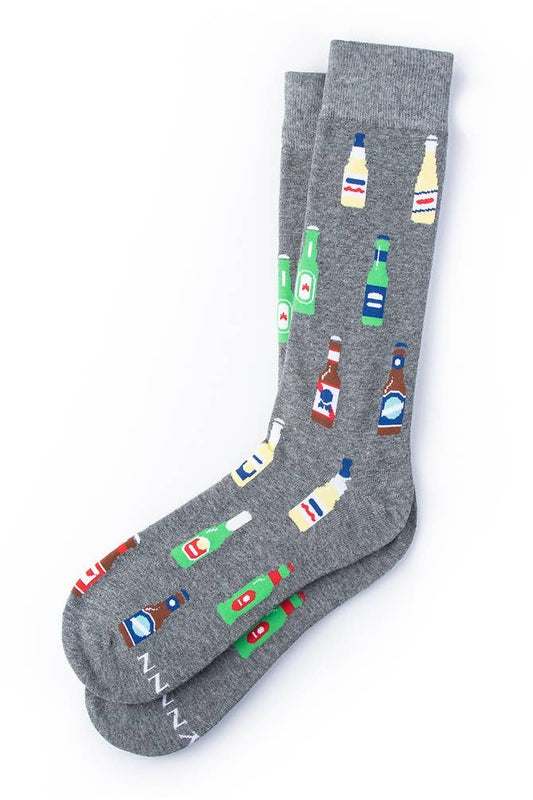 Beer Me Sock - Carded Cotton Socks by Alynn