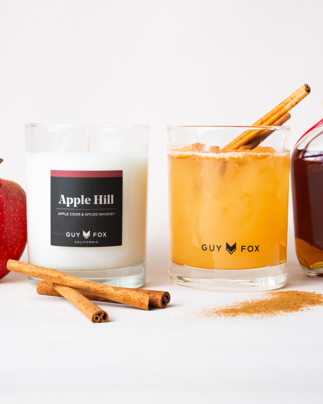 Apple Hill - Reusable Men's Candle - Spiced Whiskey & Cider